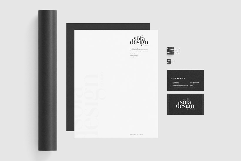 Sofa Design Studio - Letterhead Design